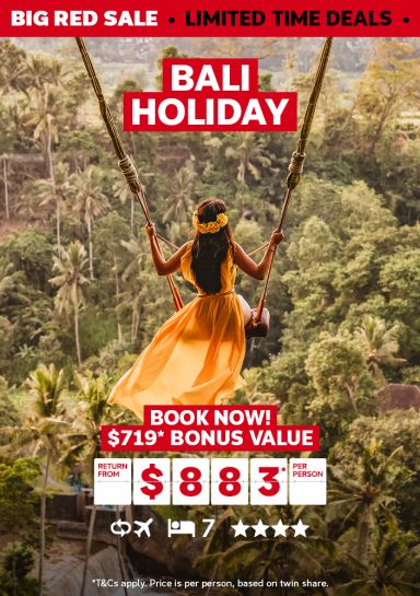 bali holiday book now $883 per person