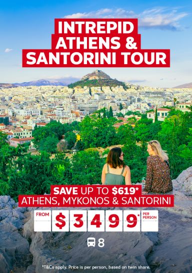 Intrepid athens and santorini tour