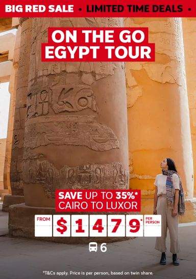 on the go egypt tour save up to 35% cairo to luxor from $1479 per person