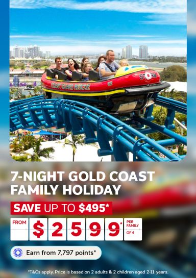 7 night gold coast family holiday