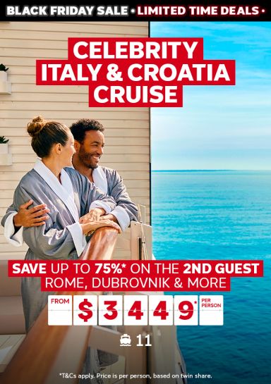 celebrity italy and croatia cruise save up to 75% on the 2nd guest rome dubrovnik and more