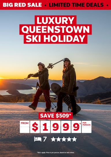 Luxury queenstown ski holiday save $509 from $1999 per person