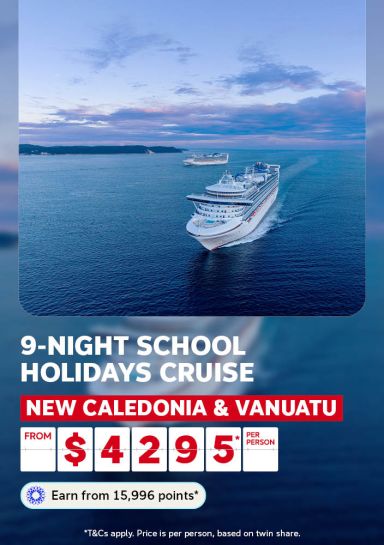 9 night school holidays cruise