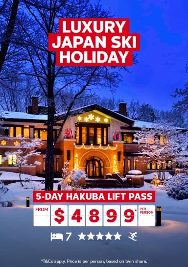 luxury japan ski holiday from $4899 per person