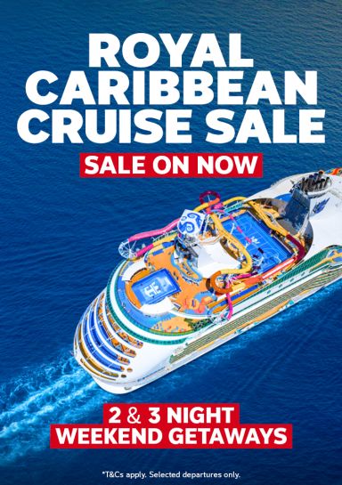 Royal Caribbean cruise sale. Sale on now. 2 & 3 night weekend getaways