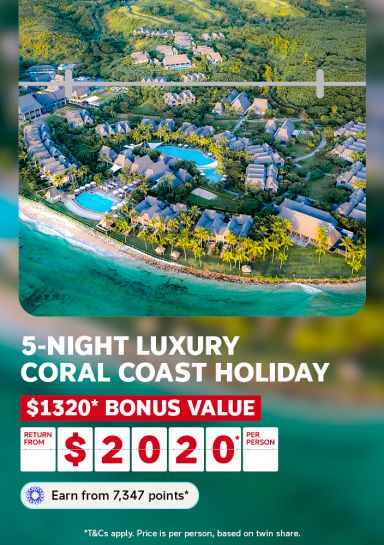 5 night luxury coral coast holiday