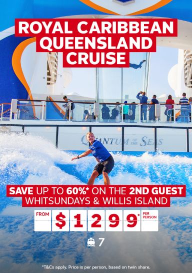 royal caribbean queensland cruise save up to 6-% on the 2nd guest 