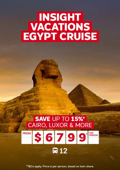 Insight vacations egypt cruise save up to 15%