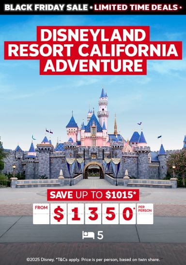 Disneyland Resort California Adventure. Save up to $1015* from $1350* per person