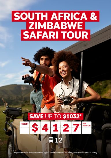 12-night South Africa & Zimbabwe Safari Tour from $4127* per person | Save up to $1032*