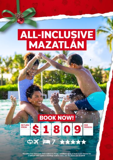 All-inclusive WJV - Mazatlan return from $1809* per person