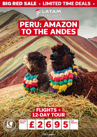 Big Red Sale - LATAM - Amazon to the Andes tour
