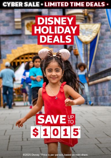 Disney Holiday Deals. Save up to $1015*