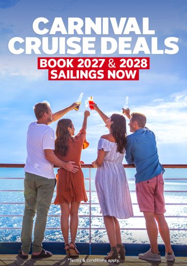 Carnival cruise deals. Book 2027 & 2028 sailings now