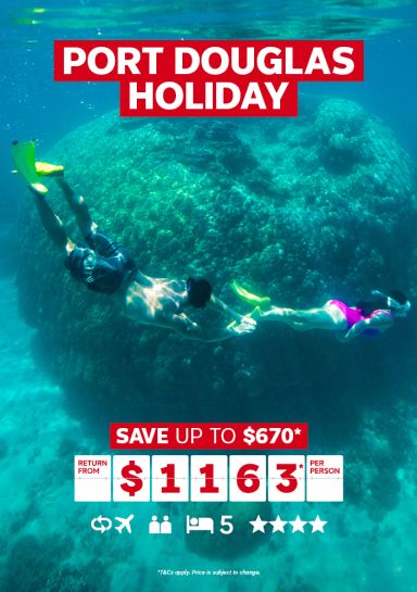 Port Douglas Holiday | Save up to $670* - return from $1,163* per person | couple snorkelling