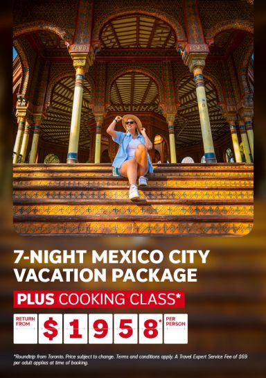 Weekly Deal Tile - Flight Centre Vacation - Mexico City | August 28-September 4