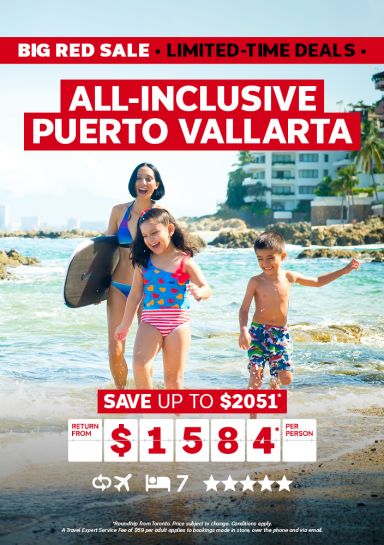 All-inclusive Puerto Vallarta return from $1584* per person