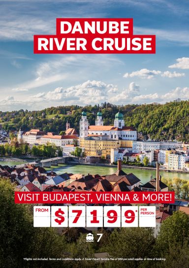 7-night Danube River cruise: Budapest to Regensburg from $7199* per person