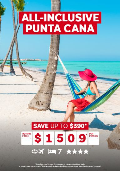 Transat All-Inclusive Punta Cana ITC From $1509* Per Person Departing From YYZ | Save Up To $390*