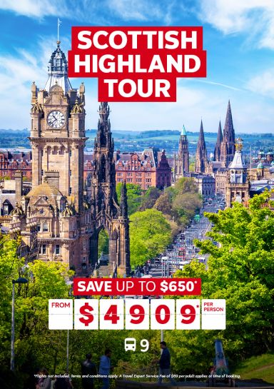 Scottish Highland tour from $4909* per person | Save up to $650*