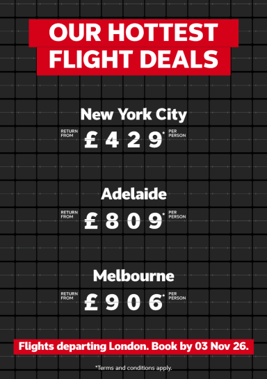 Hot flight deals 
