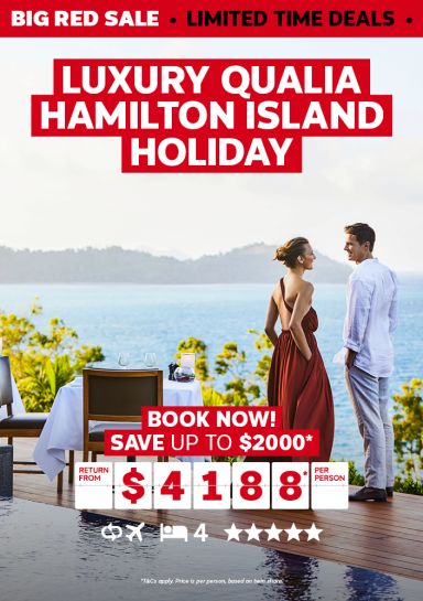 Luxury Qualia Hamilton Island Holiday. Book now! Save up to $2000* return from $4188* per person