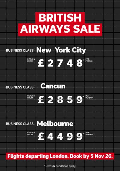 British Airways Sale