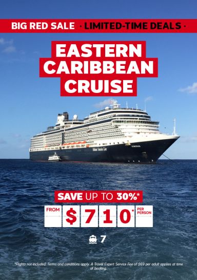 Eastern Caribbean Cruise Holland America Line - save up to 30%* from $710* per person