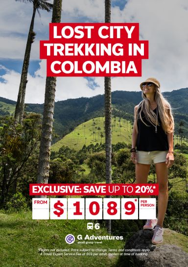 Lost City Trekking in Colombia - 6-night G Adventures Tour - Exclusive: Save up to 20% - from $1089* per person