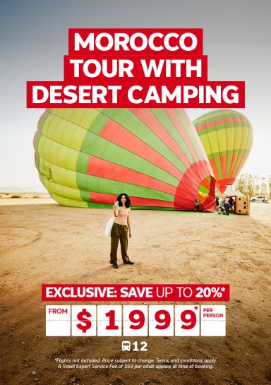 Intrepid 12-night Morocco Tour with Desert Camping - Exclusive: Save up to 20% - from $1999* per person