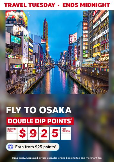 Fly to Osaka deal