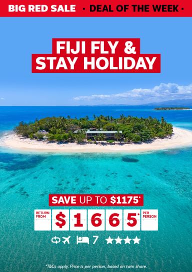 Fiji fly & stay holiday. Save up to $1175* return from $1665* per person