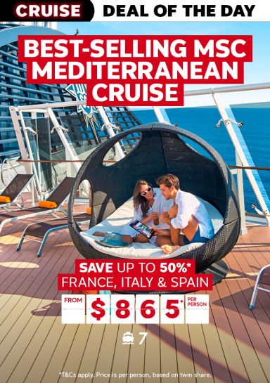 Best-selling MSC Mediterranean Cruise. Save up to 50%* France, Italy & Spain from $865* per person