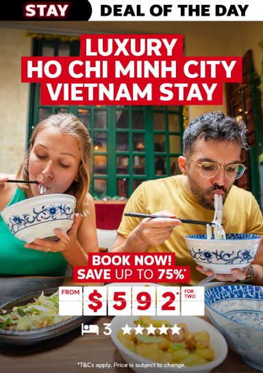 Luxury Ho Chi Minh City Vietnam Stay. Book now! Save up to 75%* from $592* for two
