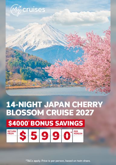 14-night japan cherry blossom cruise 2027