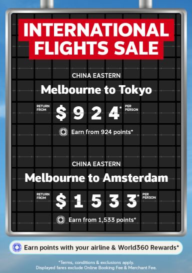 international flights sale