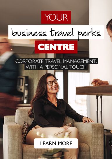 Your business travel perks centre | corporate travel management with a personal touch. Learn more