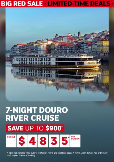 Big Red Sale - AmaWaterways Douro River Cruise