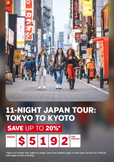 11-night Japan tour from $5192* per person | Save up to 20%*
