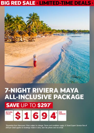 Big Red Sale - WestJet Vacations All-Inclusive Riviera Maya