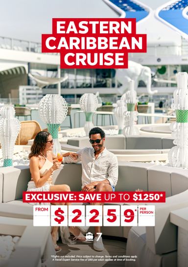 Eastern Caribbean 7-night Celebrity Cruise. Exclusive: Save up to $1250* from $2259* per person