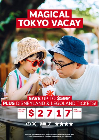 Weekly Deal Tile - Flight Centre Vacation - Japan | April 3-April 10