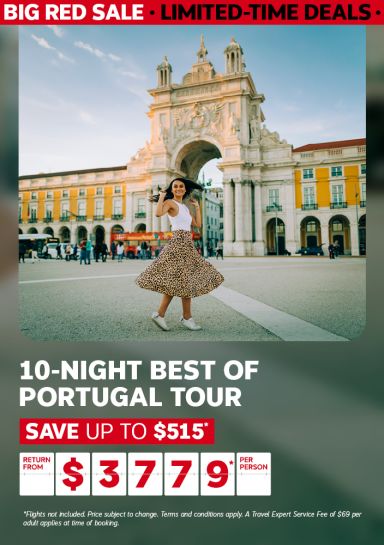 10-night Best of Portugal tour from $3779* per person | Save up to $515*