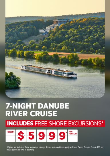 7-night Danube River cruise from $5999* per person | Includes free shore excursions*