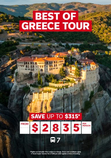 7-night Best of Greece Tour from $2835* per person | Save up to $315*