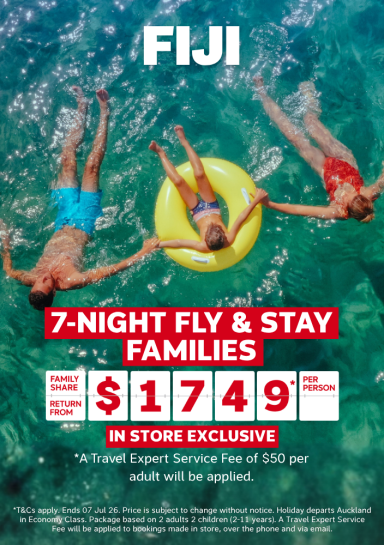 Fiji | 7-night Fly & stay Families