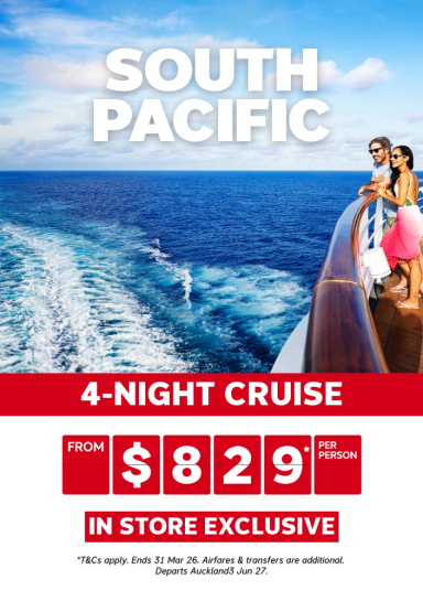 4-NIGHT SOUTH PACIFIC CRUISE