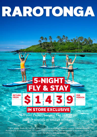 RAROTONGA | 5-NIGHT FLY & STAY
