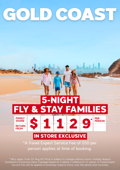 GOLD COAST | 5-NIGHT FLY & STAY FAMILIES