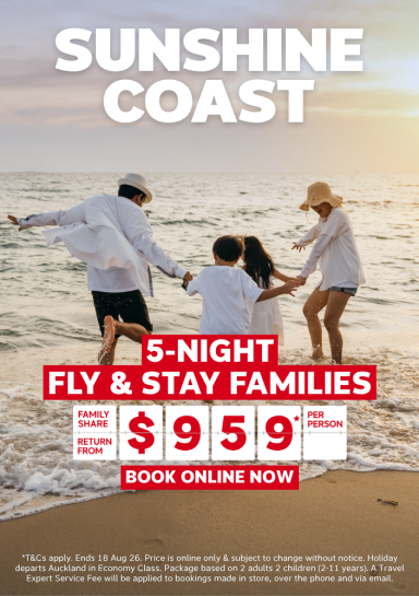 SUNSHINE COAST | 5-NIGHT FLY & STAY